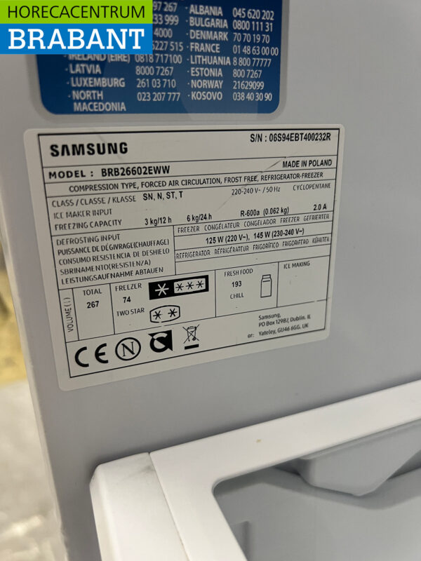 Samsung Einbau-Kühl-Gefrierkombination 267 Liter 230V – Bild 5