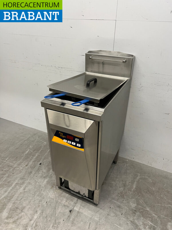 Frylogic FLS 200 Fritteuse aus Edelstahl 25 Liter GAS + 230V Horeca – Bild 2