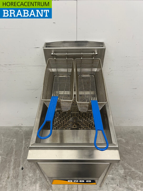 Frylogic FLS 200 Fritteuse aus Edelstahl 25 Liter GAS + 230V Horeca – Bild 5