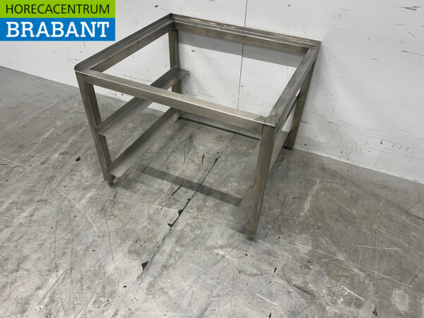 Spülmaschinensockel aus Edelstahl 60 x 55 x 50 cm Horeca – Bild 2