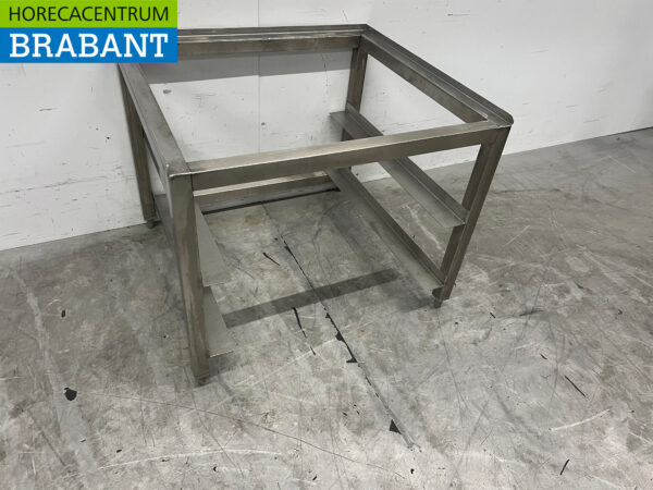 Spülmaschinensockel aus Edelstahl 60 x 55 x 50 cm Horeca – Bild 3