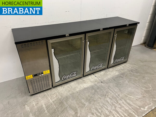 Efficold Bar Cooler aus Edelstahl 3 Flügeltüren 201,5 cm 230V Horeca – Bild 2