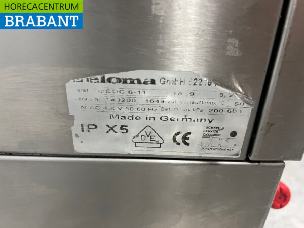 Eloma Combisteamer aus Edelstahl 6 x 1/1 GN 400V Horeca – Bild 8