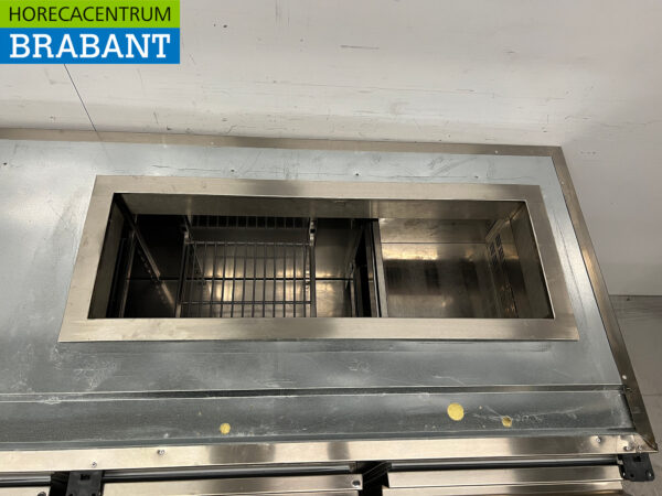 Edelstahl Sagi Gekühlte Werkbank 2 Türen und 2 Schubladen 185 cm 230v Horeca – Bild 4