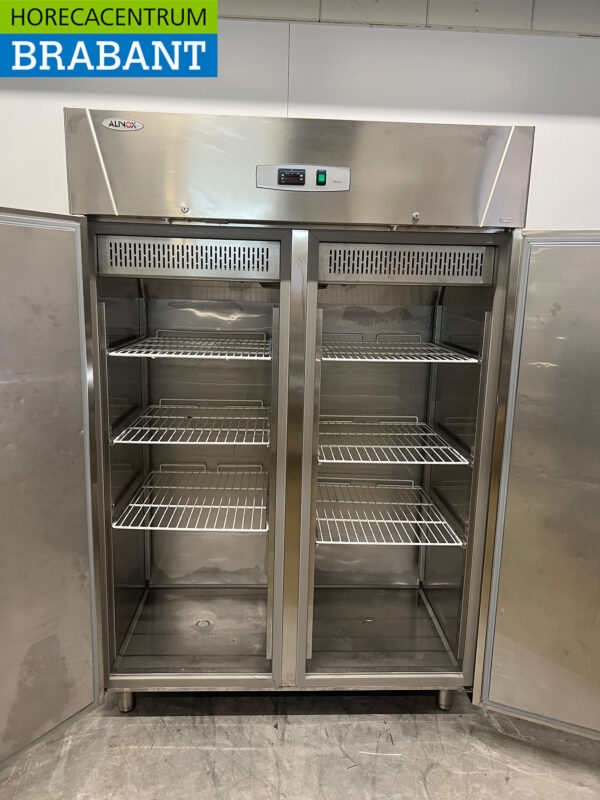 Alinox Doppeltüriger Kühlschrank aus Edelstahl 1330 Liter 230V Horeca – Bild 4