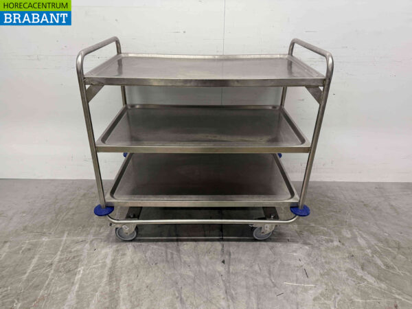 Hupfer Servierwagen aus Edelstahl 102,5 cm Horeca