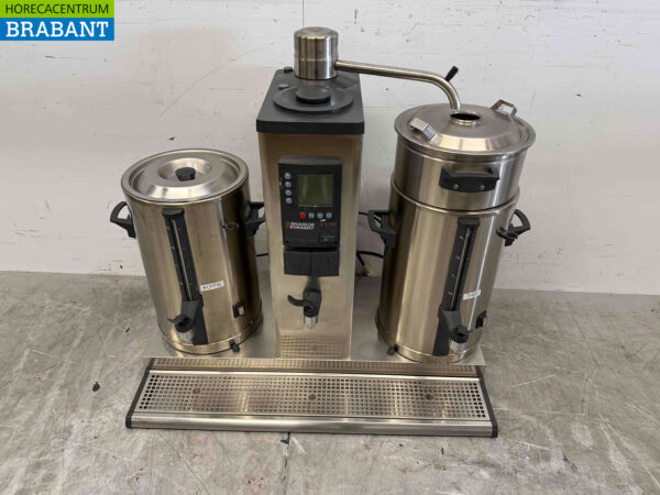 Edelstahl Bravilor Bonamat B10HW Doppel-Kaffeemaschine 2 x 10 Liter Heißwasser 400V Horeca