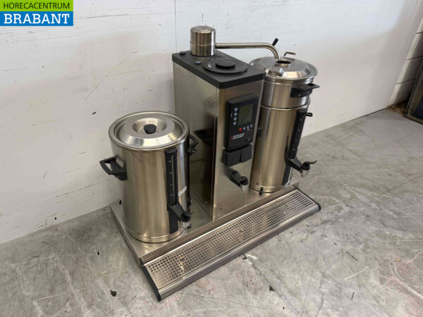 Edelstahl Bravilor Bonamat B10HW Doppel-Kaffeemaschine 2 x 10 Liter Heißwasser 400V Horeca – Bild 3