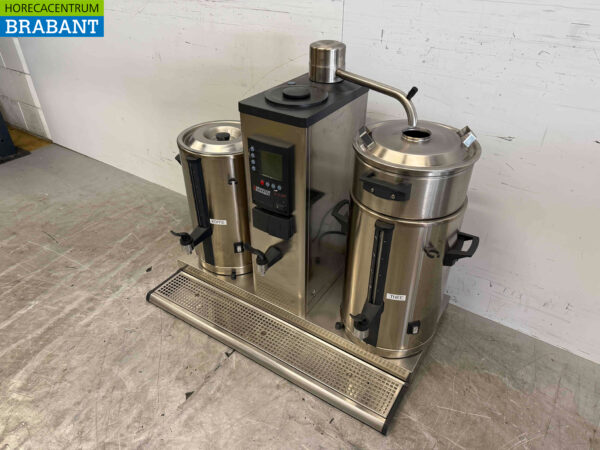 Edelstahl Bravilor Bonamat B10HW Doppel-Kaffeemaschine 2 x 10 Liter Heißwasser 400V Horeca – Bild 2