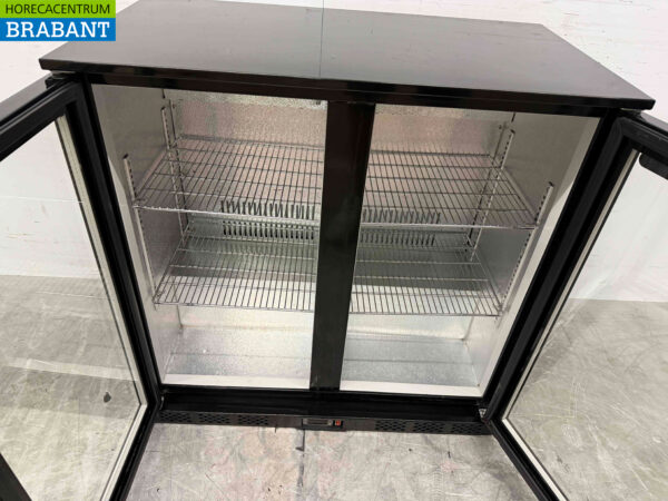 Maxxfrost Bar Cooler aus Edelstahl 2 Flügeltüren 90,5 cm 230V Horeca – Bild 4