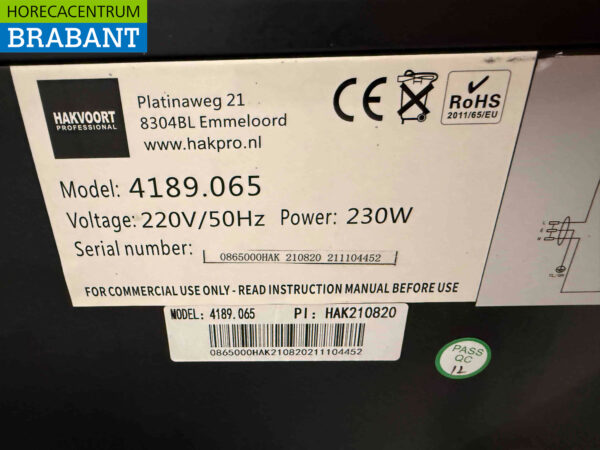Maxxfrost Bar Cooler aus Edelstahl 2 Flügeltüren 90,5 cm 230V Horeca – Bild 5