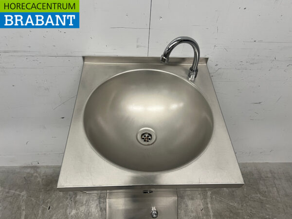 Spülbecken aus Edelstahl Spülbecken mit Wasserhahn 45 x 45 x 85 cm Catering – Bild 4