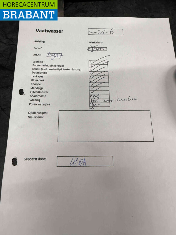 Edelstahl-Geschirrspüler Zanussi ZHTAI Sliding 400V Catering – Bild 7