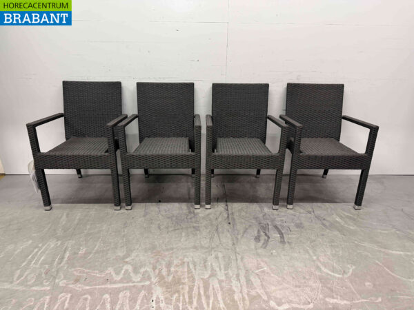 Bolero 4er Set Stühle mit Holzsitz Catering (kopie)