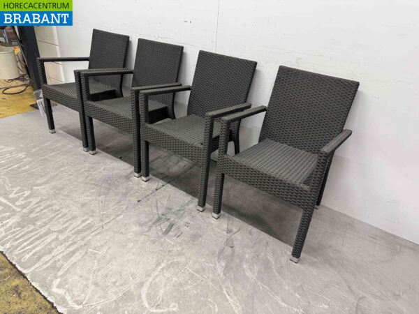 Bolero 4er Set Stühle mit Holzsitz Catering (kopie) – Bild 3