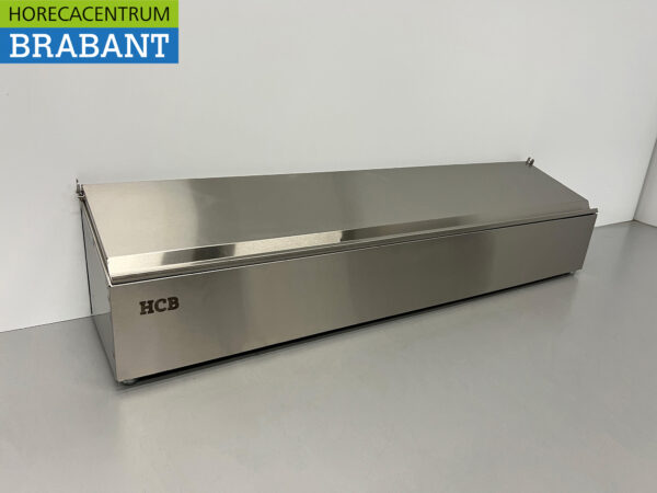 HCB GN-Tablett aus Edelstahl mit Deckel 6 x 1/6 Gastronorm GN 106 cm Horeca – Bild 2