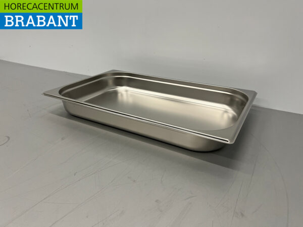 Edelstahl HCB Gastronorm Tablett GN Tablett 1/1 Tiefe 65 mm Horeca – Bild 3