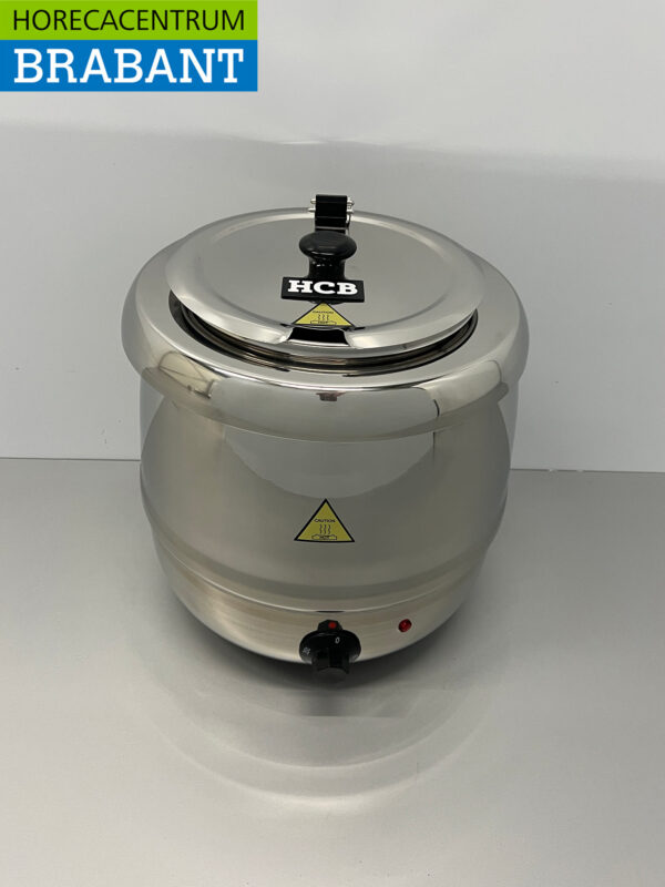Edelstahl HCB Suppenkessel Suppenterrine 10 Liter 230V Horeca