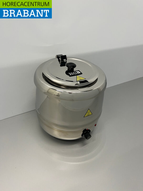 Edelstahl HCB Suppenkessel Suppenterrine 10 Liter 230V Horeca – Bild 3