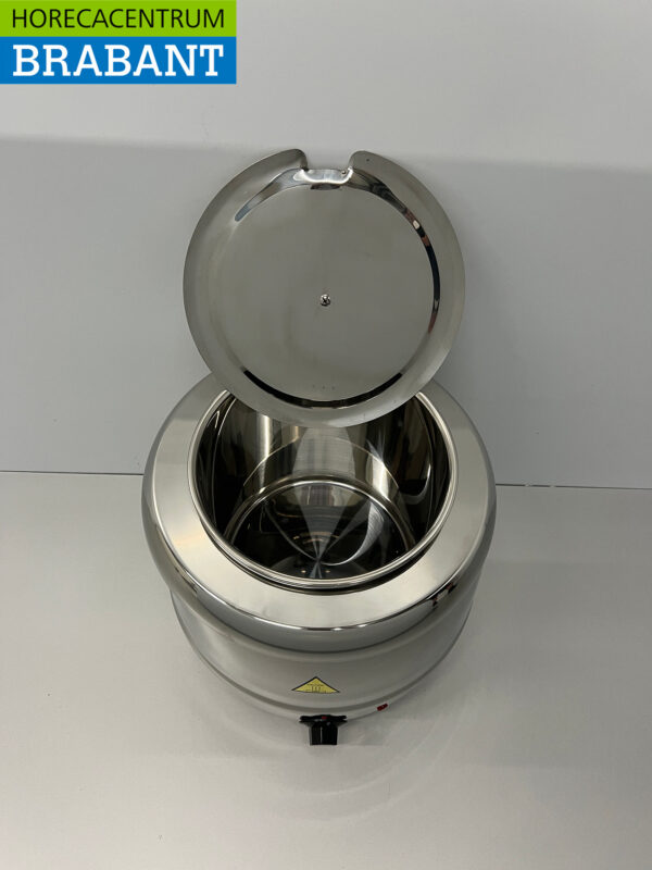 Edelstahl HCB Suppenkessel Suppenterrine 10 Liter 230V Horeca – Bild 4