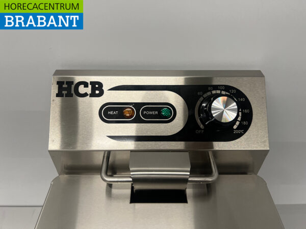 Edelstahl Friteuse 8 Liter 230V Horeca – Bild 4
