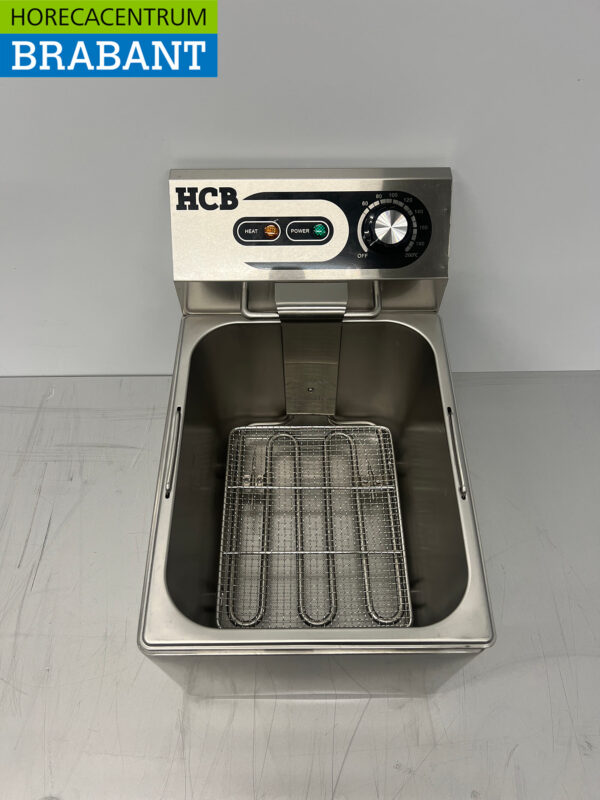 Edelstahl Friteuse 8 Liter 230V Horeca – Bild 6