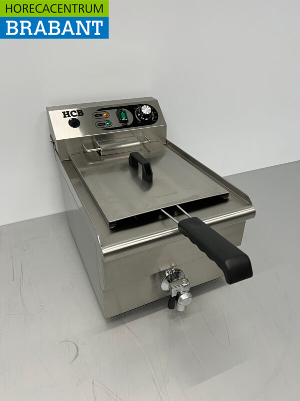HCB Edelstahl Friteuse 16 Liter 230V Horeca – Bild 2