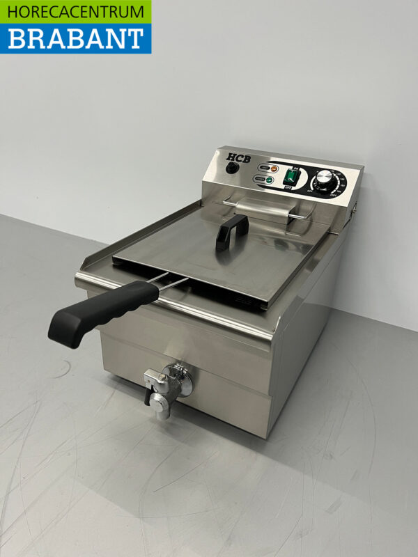 HCB Edelstahl Friteuse 16 Liter 230V Horeca – Bild 3