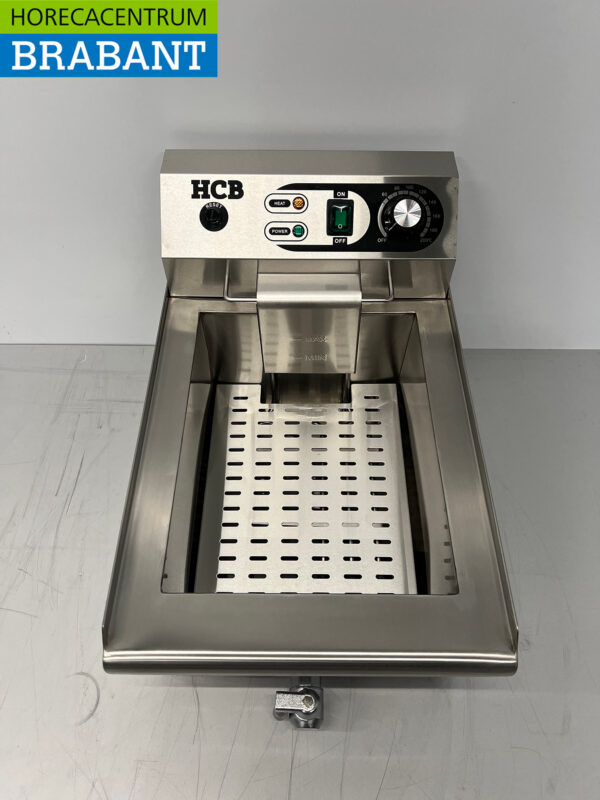 HCB Edelstahl Friteuse 16 Liter 230V Horeca – Bild 5