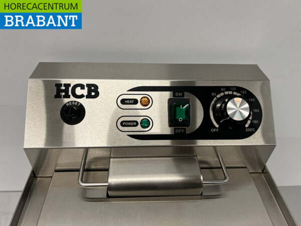 HCB Edelstahl Friteuse 16 Liter 230V Horeca – Bild 7