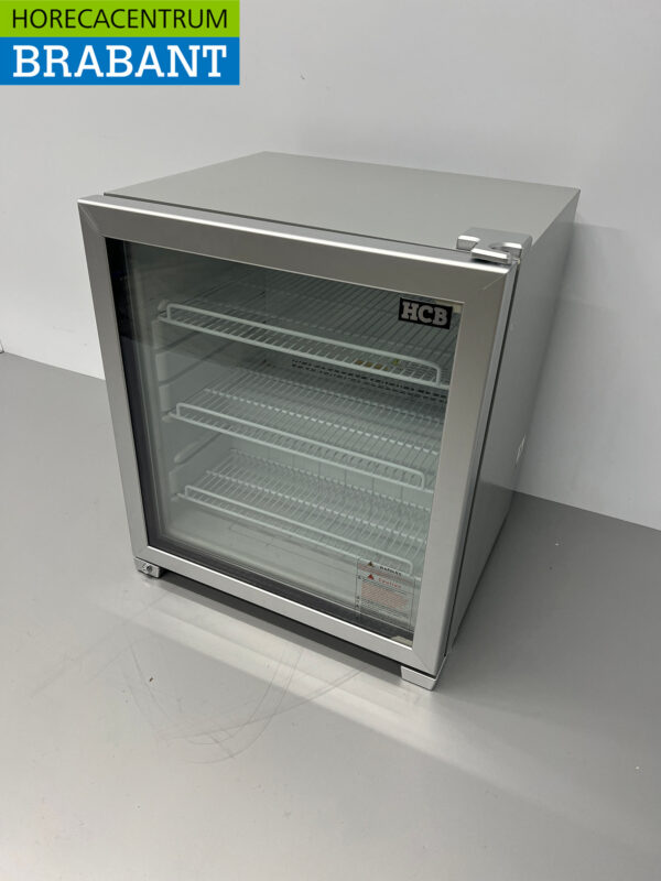 HCB Glastür-Gefrierschrank Gefrierschrank mit Glastür 90 Liter 230V Horeca – Bild 3