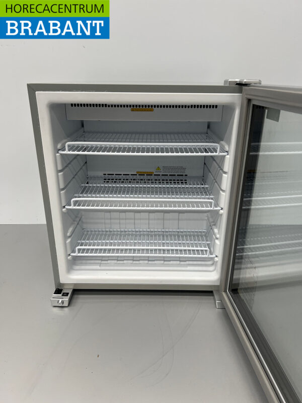 HCB Glastür-Gefrierschrank Gefrierschrank mit Glastür 90 Liter 230V Horeca – Bild 4