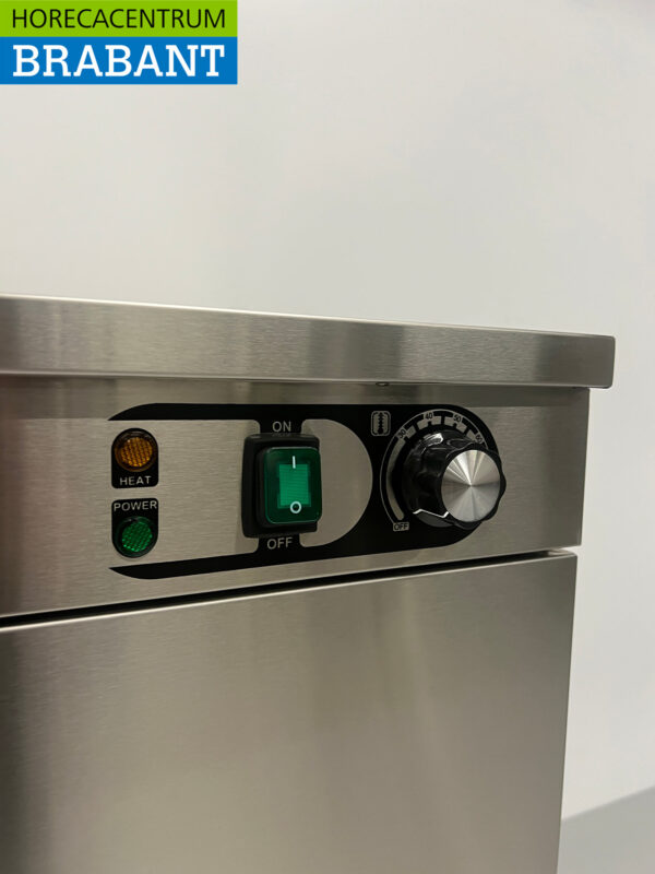 HCB Edelstahl-Plattenwärmer 120 Platten 230V Catering – Bild 4