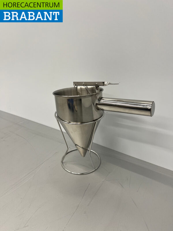 HCB Portioniertrichter aus Edelstahl Schichtspender Bäckerei Catering – Bild 2