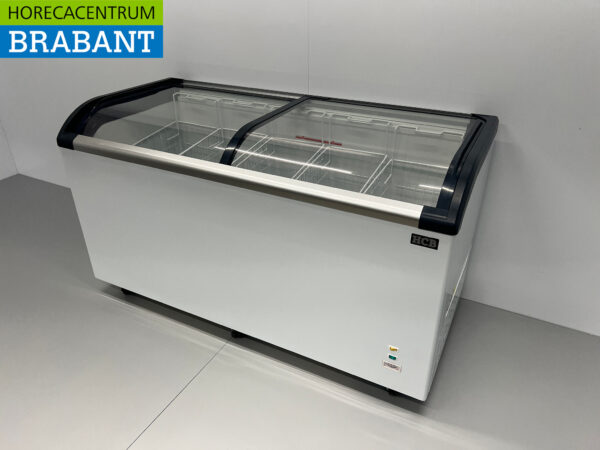 HCB Shop Gefrierschrank Gefrierschrank mit Glasschiebedeckel 455 Liter 230V Horeca – Bild 2