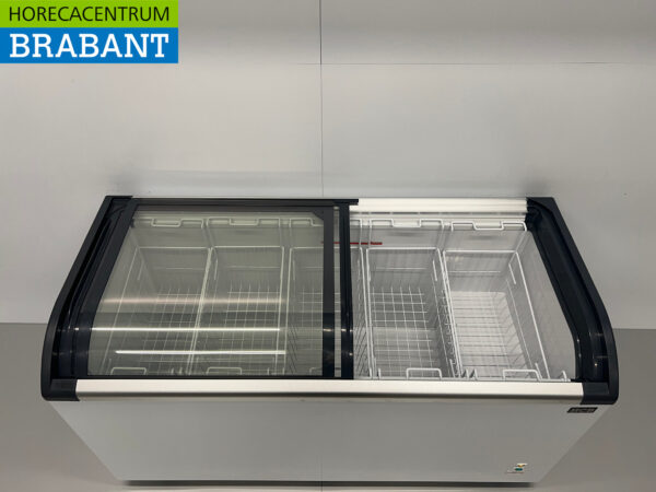 HCB Shop Gefrierschrank Gefrierschrank mit Glasschiebedeckel 455 Liter 230V Horeca – Bild 4