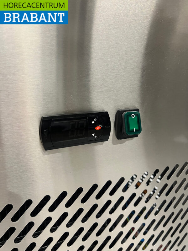 Edelstahl HCB Gekühlte Werkbank 8 Schubladen 223 cm 230V Horeca – Bild 6