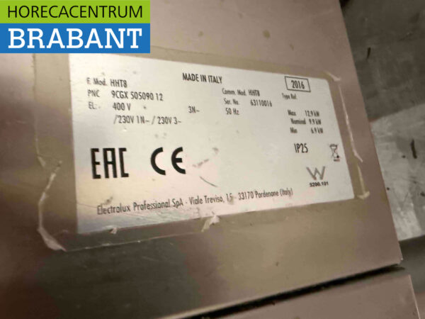 Edelstahl-Geschirrspüler Zanussi HHT8 Sliding 400V Catering – Bild 6