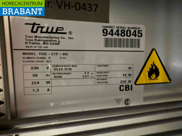 Echte Edelstahl-Kühlbox 200 Liter 230V Catering – Bild 5