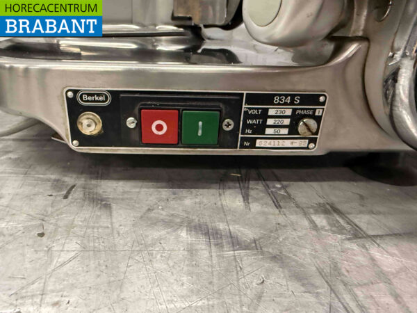 Berkel 834 S Fleischschneidemaschine Schneidemaschine mit Waage 230V Gastronomie Metzgerei – Bild 5
