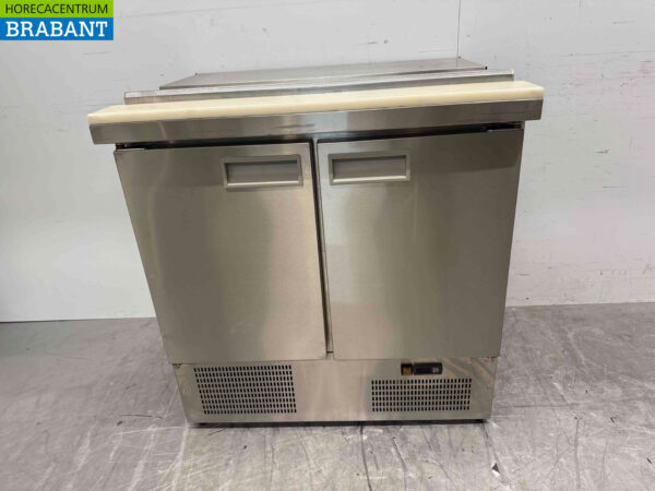 Salattheke aus Edelstahl 90,5 cm 230V Horeca