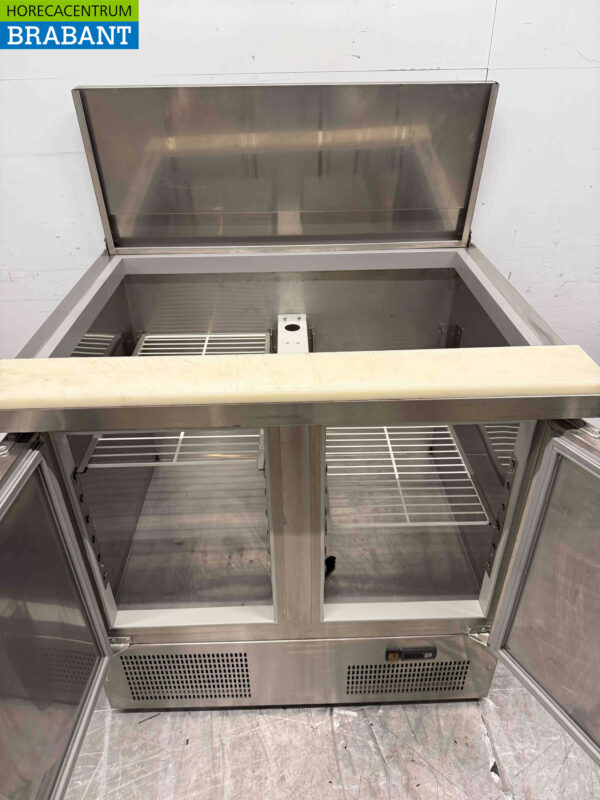 Salattheke aus Edelstahl 90,5 cm 230V Horeca – Bild 5