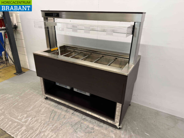 Afinox Kühlbuffet auf Rädern Buffet gekühlt 4 x 1/1 GN 149,5 cm 230V Horeca (kopie) – Bild 2
