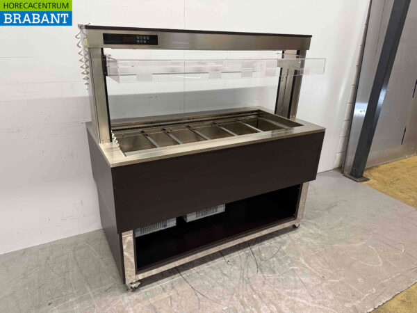 Afinox Kühlbuffet auf Rädern Buffet gekühlt 4 x 1/1 GN 149,5 cm 230V Horeca (kopie) – Bild 3