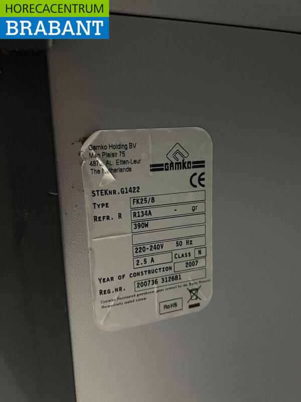 Gamko Fasskühler 135 cm 230V Horeca – Bild 5