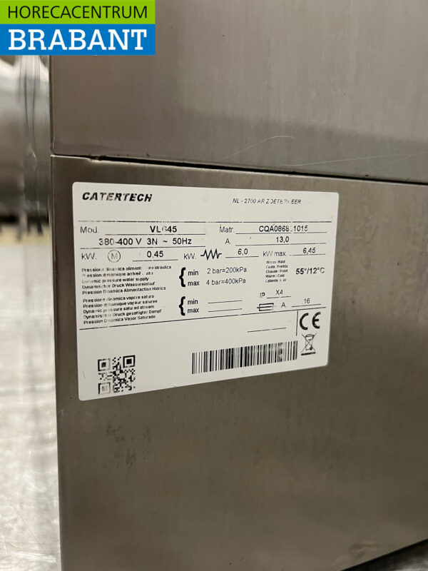 Zanussi NUC3 Geschirrspüler aus Edelstahl 400V Catering (kopie) – Bild 6