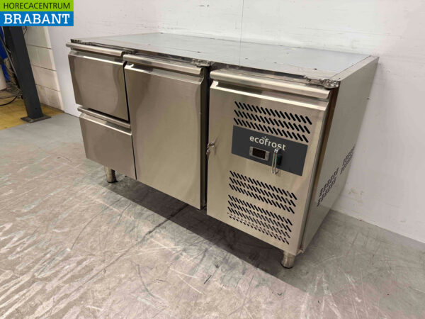 Gekühlte Werkbank aus Edelstahl 2 Türen 133 cm 230V Horeca (kopie) – Bild 2