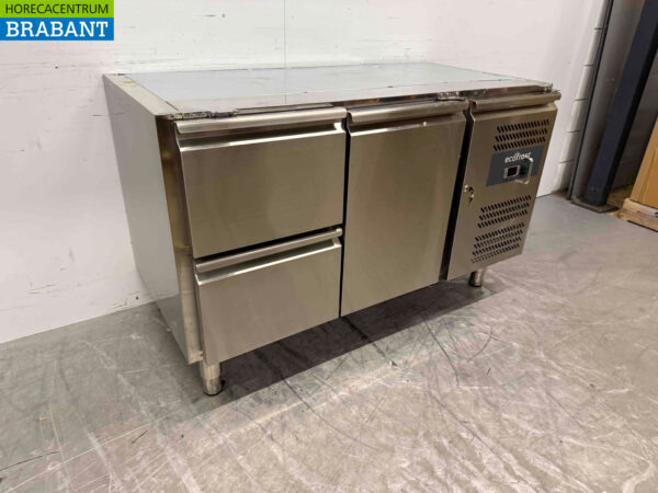 Gekühlte Werkbank aus Edelstahl 2 Türen 133 cm 230V Horeca (kopie) – Bild 3