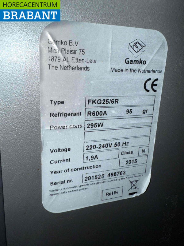 Gamko FK25/6R Fasskühler Fasskühler 111 cm 230V Horeca (kopie) – Bild 5