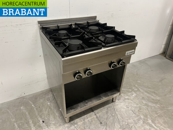 Mareno 4-Flammen-Herd aus Edelstahl 70 cm Horeca – Bild 3